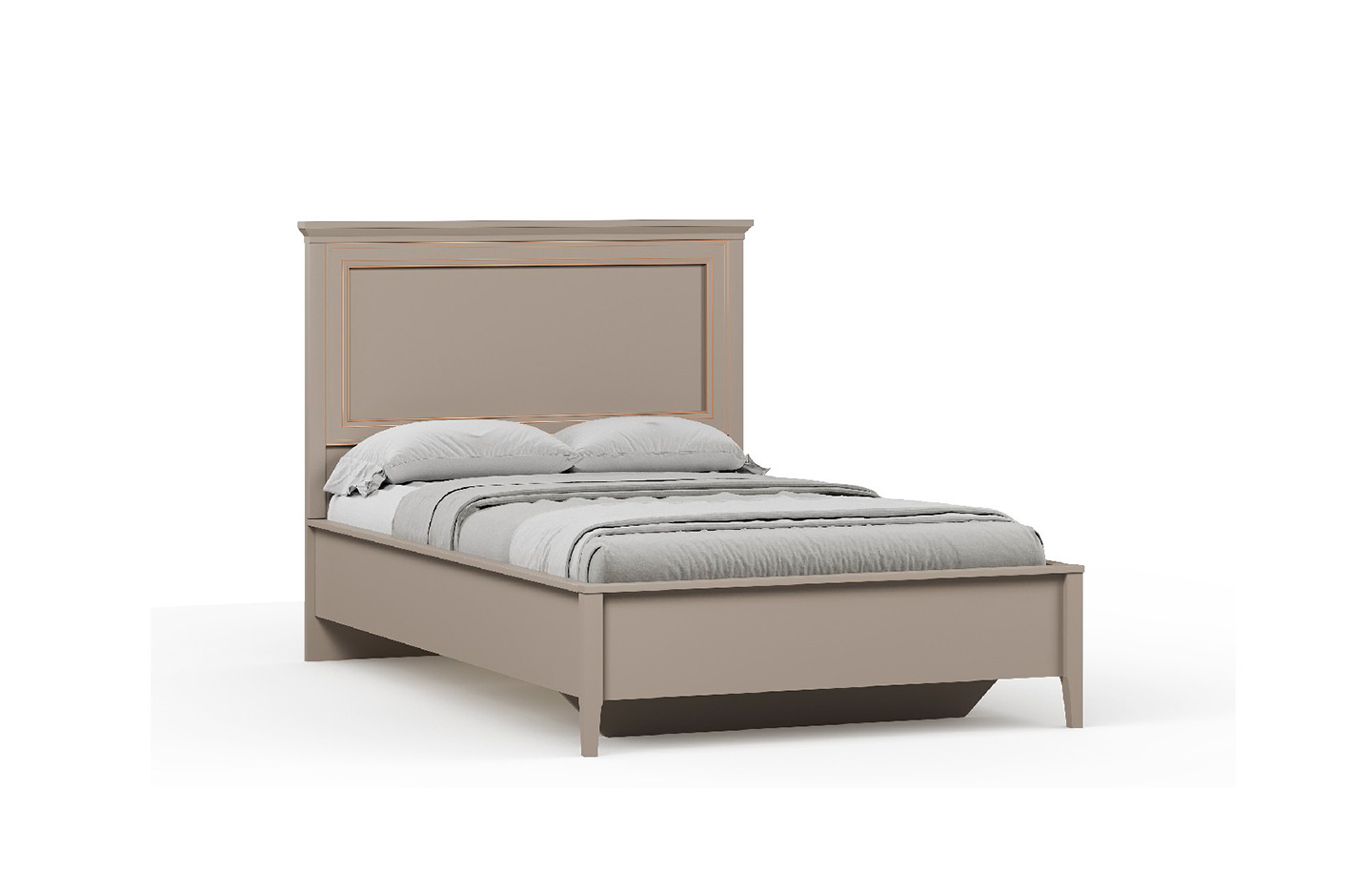 Кровать Classic серый глиняный LOZ120x200